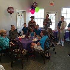 Camille’s 75th birthday party
