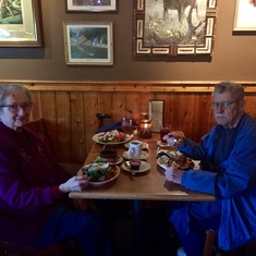 Dinner w/Mom and Dad (Stephanie) at Deadwood Grill.