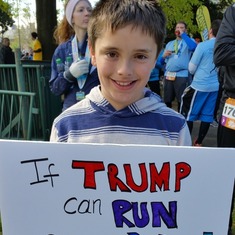 Cam's Political Action at the Marathon