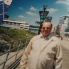 Daddy in Atlantic City, NJ, one of his favorite places on Earth. 