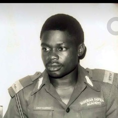 Capoo's young military days 