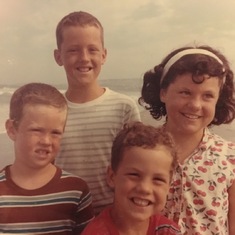 Back:  Jake; Middle: Mac and Christine; Front:  Carl.  1965