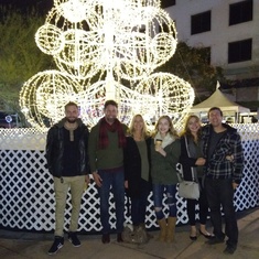 Xmas time in Riverside at the festival of lights.