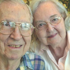 Carl & Hazel, Fall 2014,
taken by assisted living activities director
