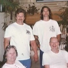 Carl with his parents and brother, Phil.