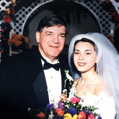 Daddy on my Wedding Day. June 10, 1995