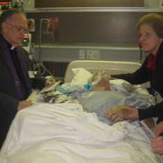 Father Bryan and his healing prayer 12-10-11
