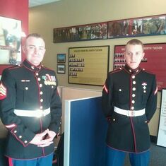 These were the Marines who assisted us.
