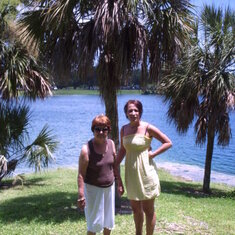 grandma and mom at ty park