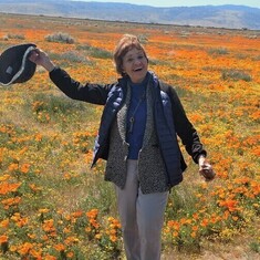 Her great love of flowers...