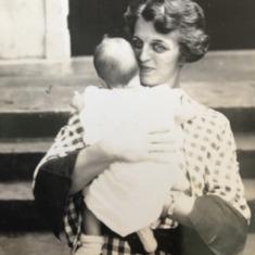 Carmen as a young mother 1936