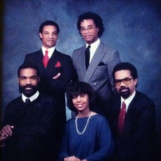 Carnie's children from Left to Right Manuel Jr, Audrey, Toni, Dwight & Stanley