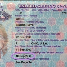 her passport expired the day before she died