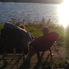 Me & Mom sunset