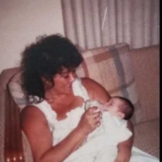 Nonna with Baby Sarah