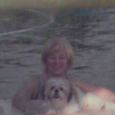 My mom and Maggie Mae