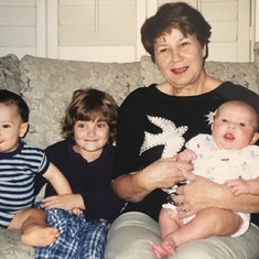 Grandma loved her grand babies...Vance, Hailey, Ty