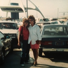 Me and Mom at LAX - from my Cruise Ship Days lol
