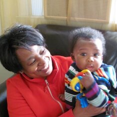 Renee my mother and her grandson Malachi(my nephew)!
