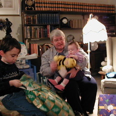 Another one with Grandma and the grandbabies.