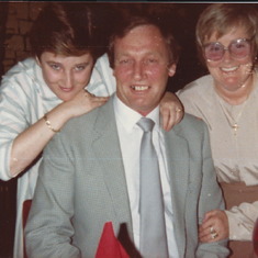 Mum, Dad & Me on my 21st  1984