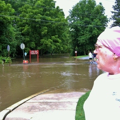 Carole - Flooding near Tracy's Home 2006 along River Road