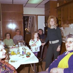Ruth, Fern, Earl,Tracey, Chuck, Carole & Rose - 1973 - 1419 Church St.