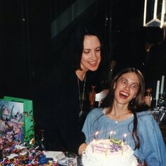Bibby's birthday - 1995