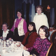 Carole with friends, Norma, Babs and Barbara