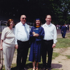 2004 - Michelle's Graduation: Carole, Bill, Michelle & Rob