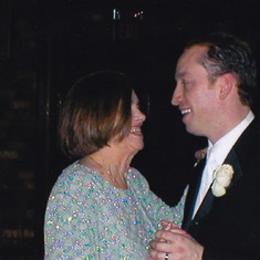 January 2006 - Rob & Michelle's Wedding.  Dance with Carole and Rob.