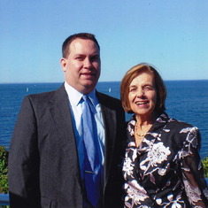 September 2008 - Colleen & John's Wedding in Port Jeff.  Bill & Carole.