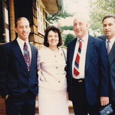August 1996. Rob, Carole, Bill & Bill