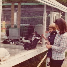 1974 - Carole & Billy at LI Game Farm