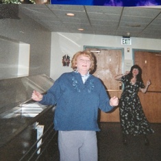 My mom could dance at any place anytime