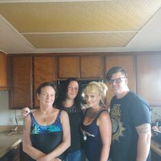 Jacki, Katrina, Karisha and Kelsey Happy together....Love Mom so very much.