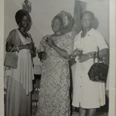 Mummy Caroline with two Aunties in the '70s.