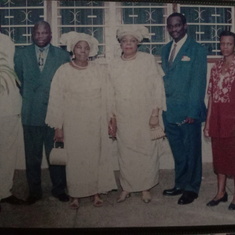 Mummy Caroline on sister Ambassador's 60th Birthday and Nigerian Embassy Staff in Central African Republic.