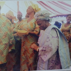 Honouring sister Ambassador Abake at an Awards Ceremony in Ido-Ile,  Ekiti 