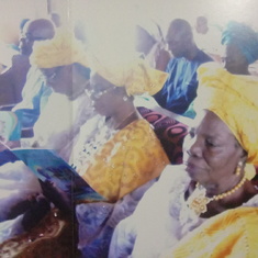 In Ido -Ile Ekiti during Thanksgiving Service honouring late Parents. 