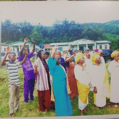 During Thanksgiving Service honouring late Parents in Ido -Ile, Ekiti 