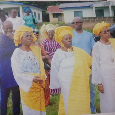 During Thanksgiving Service honouring late Parents in Ido -Ile,  Ekiti 