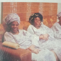 Mummy Caroline with Sisters in Lagos during Dupe's Wedding.