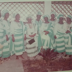 Mummy and Family Members at Mama's Church Award in Ido-Ile, Ekiti