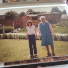 Caroline with my mum her nan Benjamin was 8 half on this photo ❤️
