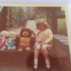 Caroline age 3 she loved her dolls and Teddy Bears ❤️