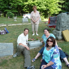 Our visit to Oxford Cemetery  to mark her two year passing..She has a beautiful marker on her gravesite now.