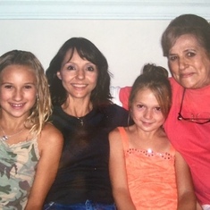 Carole with her daughter Kim and granddaughters Ali and Ashlyn