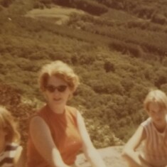 With daughters Bryn and Laura at Devil's Lake, Wisconsin 1970.