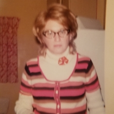 Mom in new kitchen about 1964.